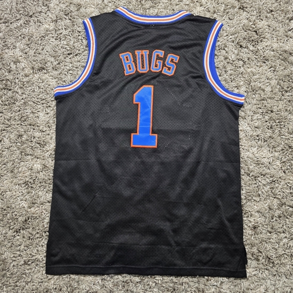 Bugs Bunny Tune Squad Jersey Space Jam Basketball Movie Costume Black Size M - Picture 5 of 6